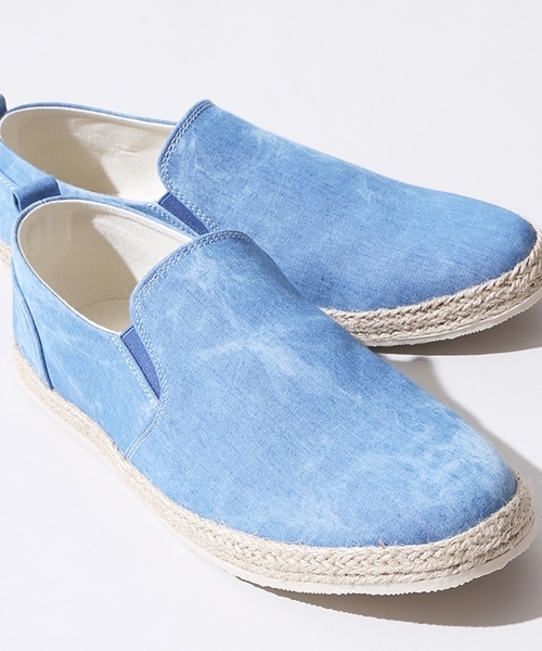 WEGO（ウィゴー）の「WEGO/ジュートソールスリッポン（スリッポン・メンズ・ブラック/インディゴブルー/オレンジ/その他1/その他2/ホワイト・MEDIUM/LARGE）」の20枚目の写真