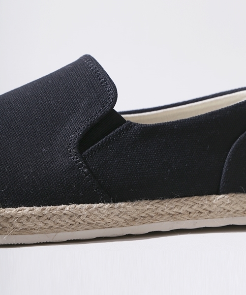 WEGO（ウィゴー）の「WEGO/ジュートソールスリッポン（スリッポン・メンズ・ブラック/インディゴブルー/オレンジ/その他1/その他2/ホワイト・MEDIUM/LARGE）」の9枚目の写真