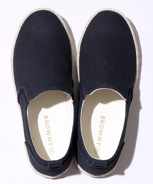 WEGO（ウィゴー）の「WEGO/ジュートソールスリッポン（スリッポン・メンズ・ブラック/インディゴブルー/オレンジ/その他1/その他2/ホワイト・MEDIUM/LARGE）」の10枚目の写真