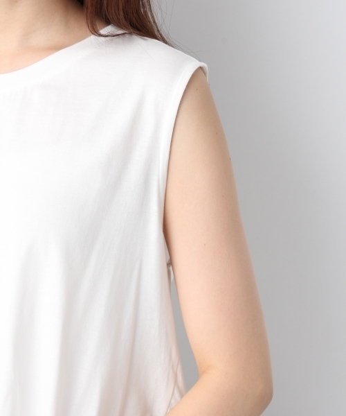 LEPSIM（レプシィム）の「バックリボンノースリーブ　763682（Tシャツ/カットソー・レディース・オリーブ/オフホワイト/チャコールグレー・FREE）」の15枚目の写真