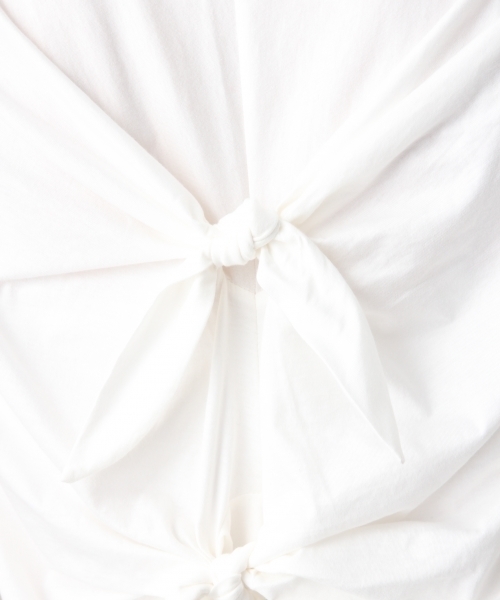 LEPSIM（レプシィム）の「バックリボンノースリーブ　763682（Tシャツ/カットソー・レディース・オリーブ/オフホワイト/チャコールグレー・FREE）」の9枚目の写真