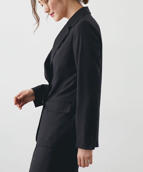 STUDIOUS（ステュディオス）の「サッシュベルト付きダブルジャケット