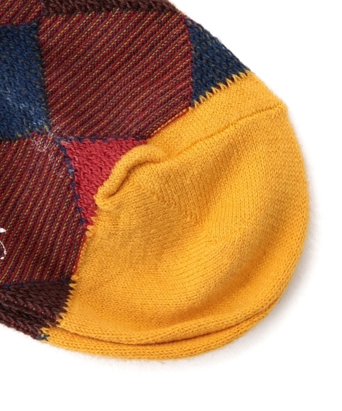 BEAMS BOY(ビームスボーイ)の「BEAMS BOY / ジャカード アーガイルソックス(ソックス/靴下・レディース・レッド/イエロー/ネイビー・ONE SIZE)」の13枚目の写真