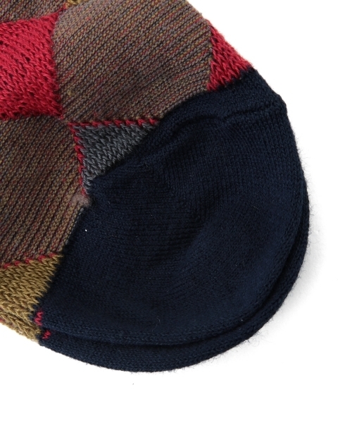 BEAMS BOY(ビームスボーイ)の「BEAMS BOY / ジャカード アーガイルソックス(ソックス/靴下・レディース・レッド/イエロー/ネイビー・ONE SIZE)」の7枚目の写真
