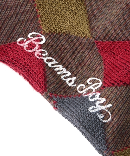 BEAMS BOY(ビームスボーイ)の「BEAMS BOY / ジャカード アーガイルソックス(ソックス/靴下・レディース・レッド/イエロー/ネイビー・ONE SIZE)」の8枚目の写真