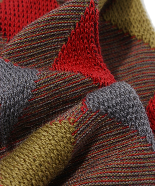 BEAMS BOY(ビームスボーイ)の「BEAMS BOY / ジャカード アーガイルソックス(ソックス/靴下・レディース・レッド/イエロー/ネイビー・ONE SIZE)」の6枚目の写真