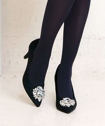 KOBE LETTUCE | きらめくビジューでコーデを格上げ☆美脚が叶う8cmヒール！ビジューポインテッドトゥパンプス/シューズ/レディース/[I1460]神戸レタス(パンプス)