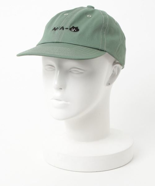 にゃー（ニャー）の「(L)にゃーロゴベースボールキャップ（ハット・キッズ・ベージュ/カーキ/ネイビー・フリー）」の3枚目の写真