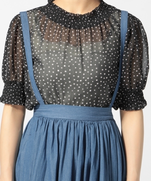 LOWRYS FARM（ローリーズファーム）の「サスツキギャザーマキシスカート　797459（スカート・レディース・ベージュ/ネイビー/レッド/ブルー/ブラック・FREE）」の12枚目の写真