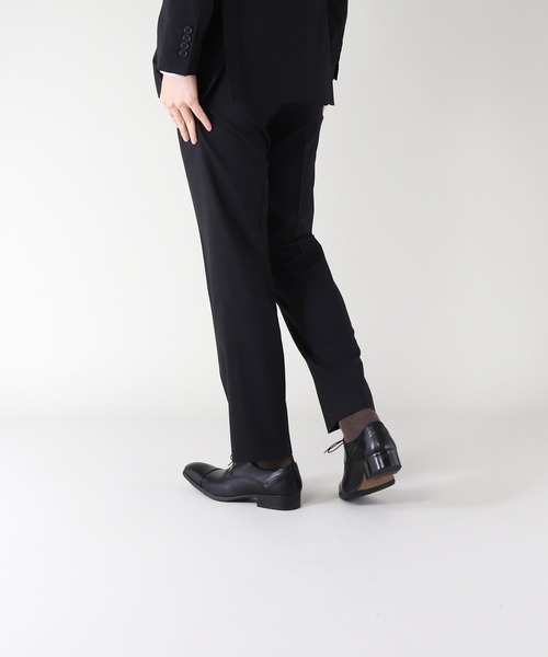 whoop-de-doo（フープディドゥ）の「栃木レザーストレートチップシューズ whoop-de-doo/フープディドゥ（ドレスシューズ・メンズ・ブラック/ダークブラウン/キャメル・24.5cm/25.5cm/26.5cm/25.0cm/26.0cm/27.0cm/28.0cm）」の7枚目の写真