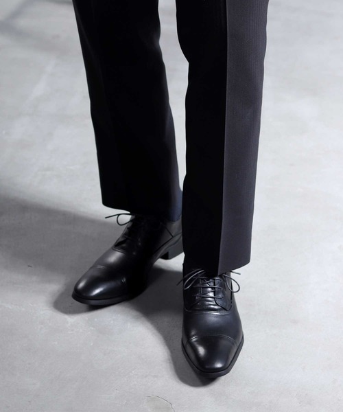 栃木レザーストレートチップシューズ whoop-de-doo/フープディドゥ