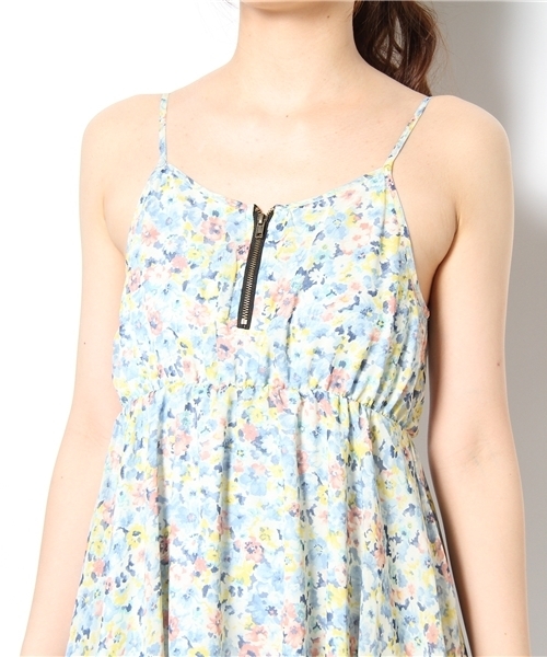 one after another NICE CLAUP(ワンアフターアナザーナイスクラップ)の「【ナイスクラップ】やわめお花ワンピース(ワンピース・レディース・ピンク/イエロー/ブルー・FREE)」の9枚目の写真