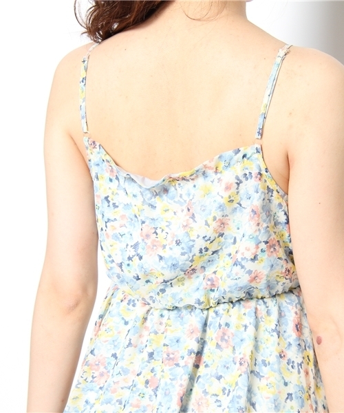 one after another NICE CLAUP(ワンアフターアナザーナイスクラップ)の「【ナイスクラップ】やわめお花ワンピース(ワンピース・レディース・ピンク/イエロー/ブルー・FREE)」の10枚目の写真