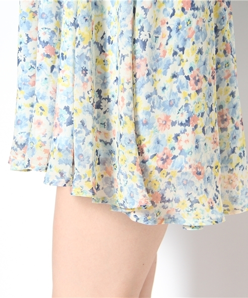 one after another NICE CLAUP(ワンアフターアナザーナイスクラップ)の「【ナイスクラップ】やわめお花ワンピース(ワンピース・レディース・ピンク/イエロー/ブルー・FREE)」の11枚目の写真