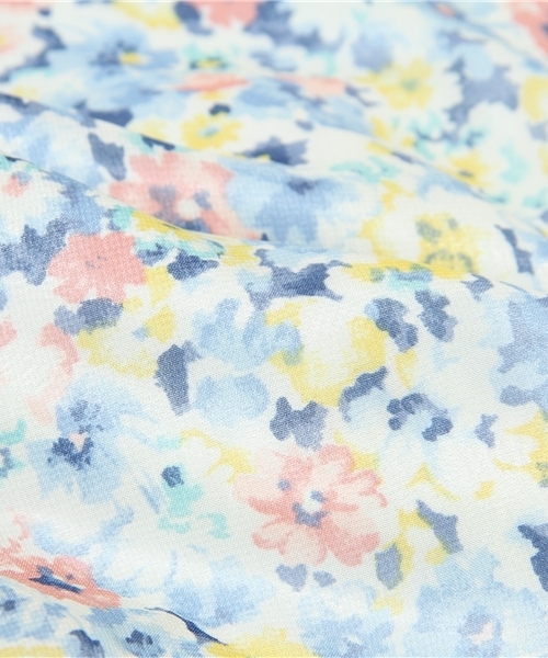 one after another NICE CLAUP(ワンアフターアナザーナイスクラップ)の「【ナイスクラップ】やわめお花ワンピース(ワンピース・レディース・ピンク/イエロー/ブルー・FREE)」の13枚目の写真