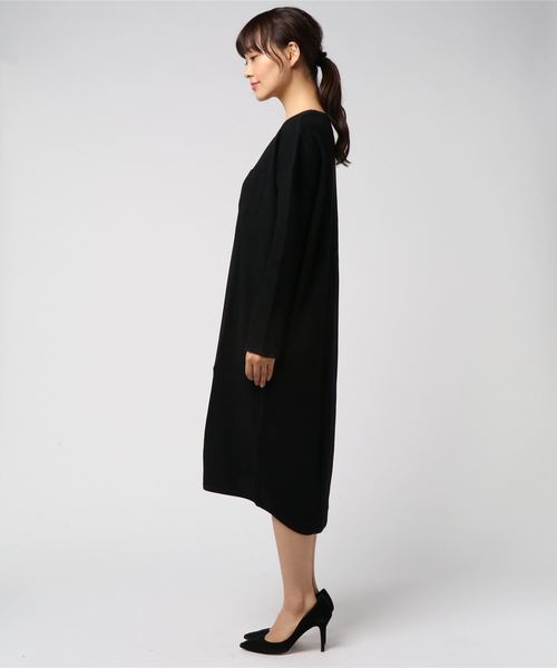 VENCEEXCHANGE(ヴァンスエクスチェンジ)の「ワッフルワンピース(ワンピース・レディース・ブラック/グレー・M)」の4枚目の写真