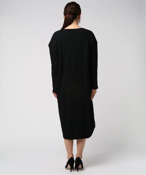 VENCEEXCHANGE(ヴァンスエクスチェンジ)の「ワッフルワンピース(ワンピース・レディース・ブラック/グレー・M)」の3枚目の写真