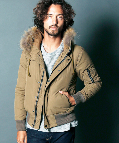 Magine(マージン)の「【Magine】NYLON THINSULATE N2B BLOUSON(ミリタリージャケット・メンズ・ブラック/ダークグリーン/ネイビー/カーキ・44/46/48)」の19枚目の写真
