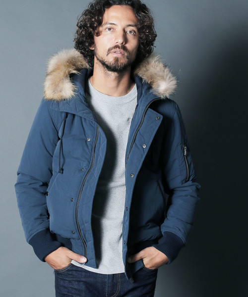 Magine(マージン)の「【Magine】NYLON THINSULATE N2B BLOUSON(ミリタリージャケット・メンズ・ブラック/ダークグリーン/ネイビー/カーキ・44/46/48)」の15枚目の写真