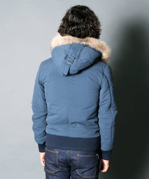 Magine(マージン)の「【Magine】NYLON THINSULATE N2B BLOUSON(ミリタリージャケット・メンズ・ブラック/ダークグリーン/ネイビー/カーキ・44/46/48)」の11枚目の写真