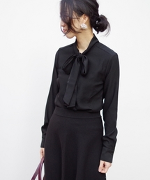 NARACAMICIE | ジョーゼットボウタイブラウス(シャツ/ブラウス)