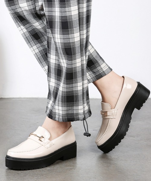 Shoes in Closet(シューズインクローゼット)の「超軽量厚底 プラットフォーム マニッシュ ビットローファー 1999(ローファー・レディース・ブラック/ブラック系その他/パイソン/ブラック系その他5/ブラウン系その他5/ダークブラウン/グレー系その他7/アイボリー/ベージュ系その他5/ベージュ系1/ブラック系1/ブラウン系5/ブラック系/ブラック系5/グレー系7/ブラウン系/ブラウン系その他・LL/S/M/L/XS/XXL/5L/4L/3L/6L)」の16枚目の写真