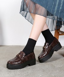 Shoes in Closet | 厚底 ビットモチーフ 超軽量 ローファー《約4.5cmソール》1999(ローファー)