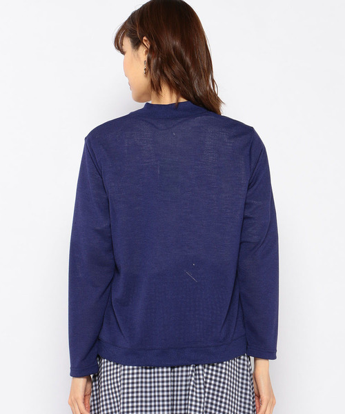 Petit Honfleur(プチオンフルール)の「【Made in JAPAN】ボレロ(カーディガン/ボレロ・レディース・ブラック/グレー/ブルー・M size/L size)」の5枚目の写真