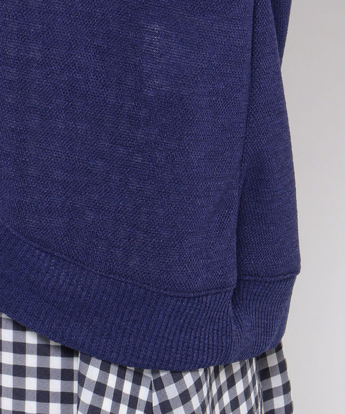 Petit Honfleur(プチオンフルール)の「【Made in JAPAN】ボレロ(カーディガン/ボレロ・レディース・ブラック/グレー/ブルー・M size/L size)」の9枚目の写真