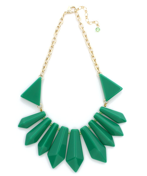 ROSE BUD（ローズバッド）の「(MACOCITY) MPXL-0683 NECKLACE（ネックレス・レディース・ホワイト/ブラック/グリーン/ブラウン・ONE SIZE）」の4枚目の写真