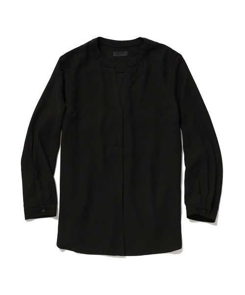 ZOZO（ゾゾ）の「スキッパーブラウス［WOMEN］（シャツ/ブラウス・レディース・ブラック/ネイビー/ホワイト・マルチサイズ）」の14枚目の写真