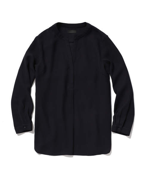 ZOZO（ゾゾ）の「スキッパーブラウス［WOMEN］（シャツ/ブラウス・レディース・ブラック/ネイビー/ホワイト・マルチサイズ）」の15枚目の写真