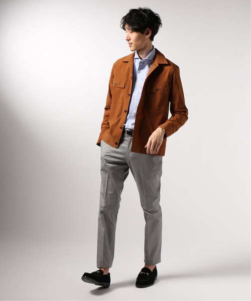 GUY ROVER(ギローバー)の「GUY ROVER / ギローバー メランジチェーン ジャージーカッタウエィ シャツ(シャツ/ブラウス・メンズ・ホワイト/チャコールグレー/ネイビー/ブルー系その他・SMALL/X-SMALL/MEDIUM)」の7枚目の写真