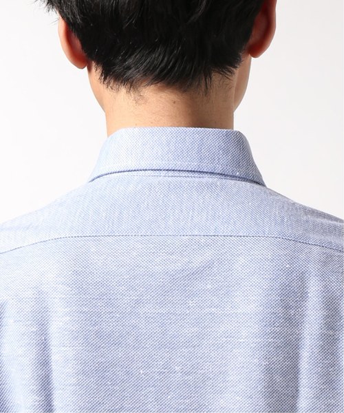 GUY ROVER(ギローバー)の「GUY ROVER / ギローバー メランジチェーン ジャージーカッタウエィ シャツ(シャツ/ブラウス・メンズ・ホワイト/チャコールグレー/ネイビー/ブルー系その他・SMALL/X-SMALL/MEDIUM)」の17枚目の写真