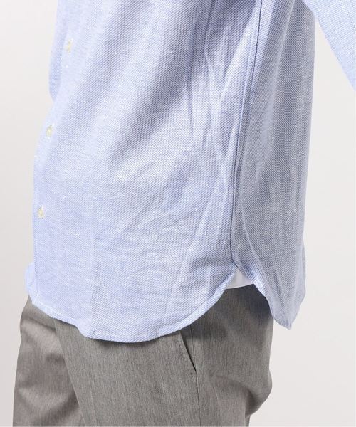 GUY ROVER(ギローバー)の「GUY ROVER / ギローバー メランジチェーン ジャージーカッタウエィ シャツ(シャツ/ブラウス・メンズ・ホワイト/チャコールグレー/ネイビー/ブルー系その他・SMALL/X-SMALL/MEDIUM)」の16枚目の写真
