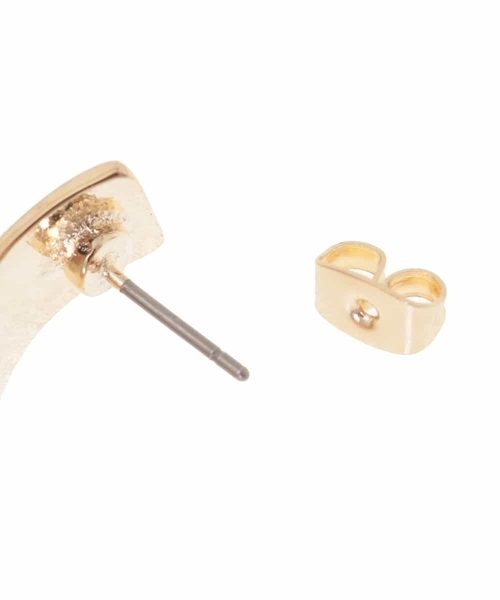 a.v.v(アーヴェヴェ)の「ウェーブボールピアス(ピアス(両耳用)・レディース・アイボリー/サンドベージュ・38)」の3枚目の写真