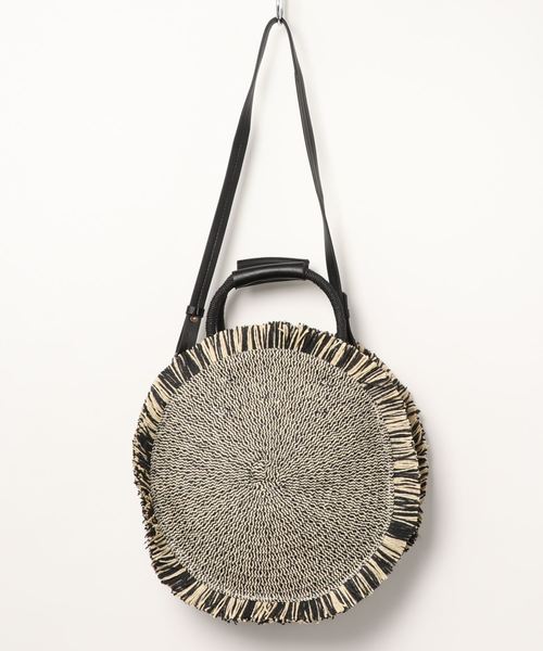 fifth(フィフス)の「サークルショルダーカゴバッグ(かごバッグ・レディース・ブラック・FREE)」の4枚目の写真