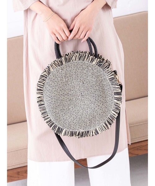 fifth(フィフス)の「サークルショルダーカゴバッグ(かごバッグ・レディース・ブラック・FREE)」の12枚目の写真