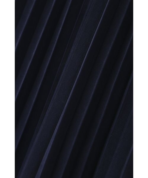 NATURAL BEAUTY BASIC（ナチュラルビューティーベーシック）の「[洗える]マットサテンプリーツスカート（スカート・レディース・オフホワイト/ネイビー/キャメル・X-SMALL/MEDIUM/SMALL）」の8枚目の写真