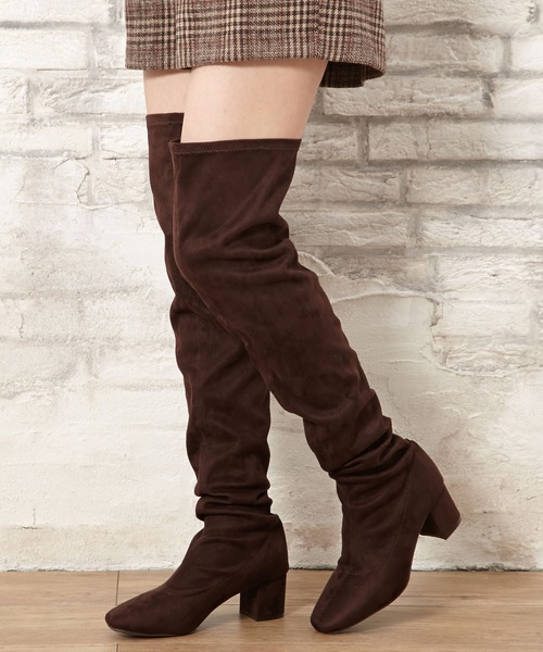 シューズ ブーツストレッチニーハイブーツ ブーツ Ingni イング のファッション