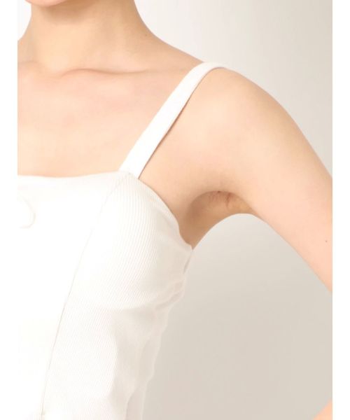 GYDA（ジェイダ）の「2WAYレースアップビスチェ（キャミソール・レディース・オフホワイト/ブラック/イエロー・FREE）」の16枚目の写真