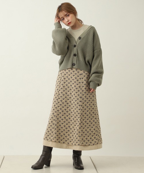 one after another NICE CLAUP(ワンアフターアナザーナイスクラップ)の「ビッグシルエットロングTシャツ(Tシャツ/カットソー・レディース・ベージュ/オフホワイト/ライトカーキ/カーキ・FREE)」の6枚目の写真