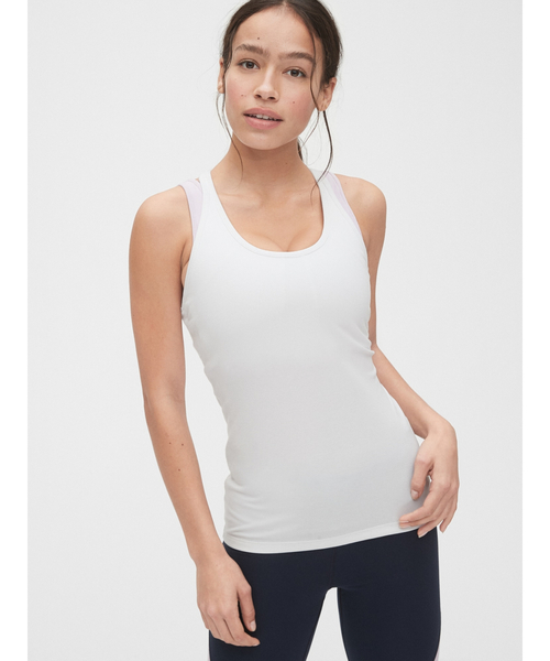 GAP（ギャップ）の「Gapfit Breathe レーサーバックタンクトップ（タンクトップ）」 WEAR