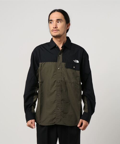 THE NORTH FACE（ザノースフェイス）の「ザ・ノースフェイス / ロングスリーブヌプシシャツ NR11961 （ユニセックス）（シャツ/ブラウス・メンズ・ブラック/ブラック×ブルー/カーキブラウン/グリーン/ネイビー/パープル/オリーブドラブ/カーキ/オレンジ系その他/ブルー系その他/ブラウン系その他/カーキ系/ベージュ系その他・LARGE/MEDIUM/X-LARGE/SMALL/X-SMALL）」の8枚目の写真