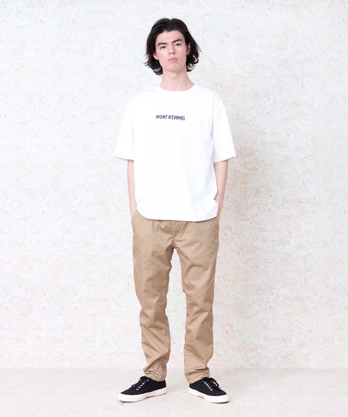 MONT KEMMEL（モンケメル）の「∴【 MONT KEMMEL / モンケメル 】SS LOGO PRINT TEE ロゴ　プリント Tシャツ（Tシャツ/カットソー・メンズ・ホワイト/チャコールグレー/ブルー・38/36/40）」の8枚目の写真
