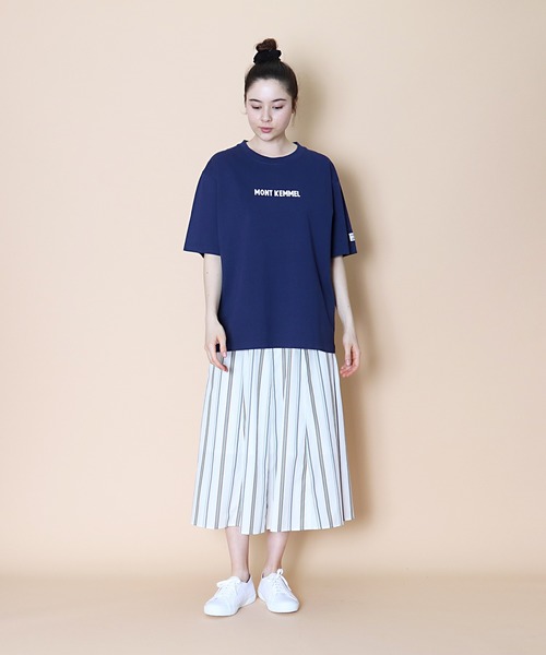 MONT KEMMEL（モンケメル）の「∴【 MONT KEMMEL / モンケメル 】SS LOGO PRINT TEE ロゴ　プリント Tシャツ（Tシャツ/カットソー・メンズ・ホワイト/チャコールグレー/ブルー・38/36/40）」の10枚目の写真