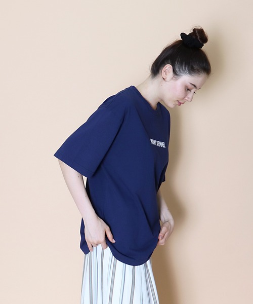 MONT KEMMEL（モンケメル）の「∴【 MONT KEMMEL / モンケメル 】SS LOGO PRINT TEE ロゴ　プリント Tシャツ（Tシャツ/カットソー・メンズ・ホワイト/チャコールグレー/ブルー・38/36/40）」の13枚目の写真