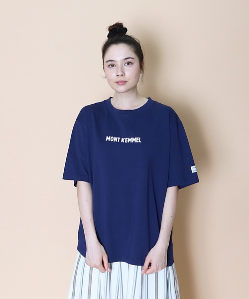 MONT KEMMEL（モンケメル）の「∴【 MONT KEMMEL / モンケメル 】SS LOGO PRINT TEE ロゴ　プリント Tシャツ（Tシャツ/カットソー・メンズ・ホワイト/チャコールグレー/ブルー・38/36/40）」の14枚目の写真