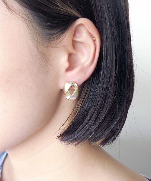 TONE SELECT GOODS(トーンセレクトグッズ)の「【SCALA/スカラ】1チェーン ピアス(ピアス(両耳用)・レディース・ゴールド/アンティークゴールド/アンティークシルバー・FREE)」の1枚目の写真