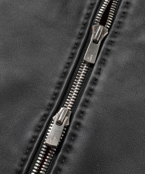 MEN'S BIGI（メンズビギ）の「ラムレザーシングルライダースジャケット